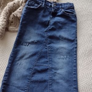 Girls jean skirt